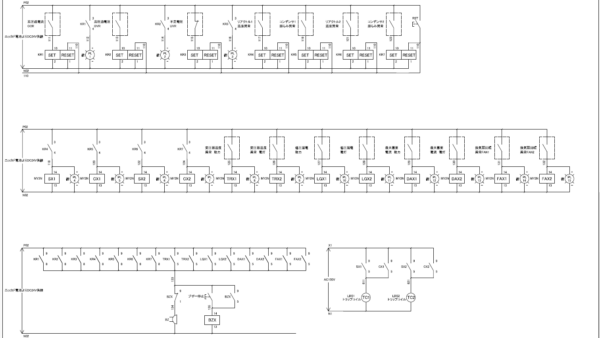 作成した電気回路図